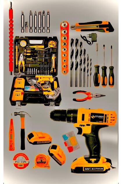 Sturdy Japon Technolo 58v8ah Lion Çift Akülü Metal Şanzuman Turbo