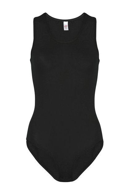 Women's Black Thick Strap Stud Body