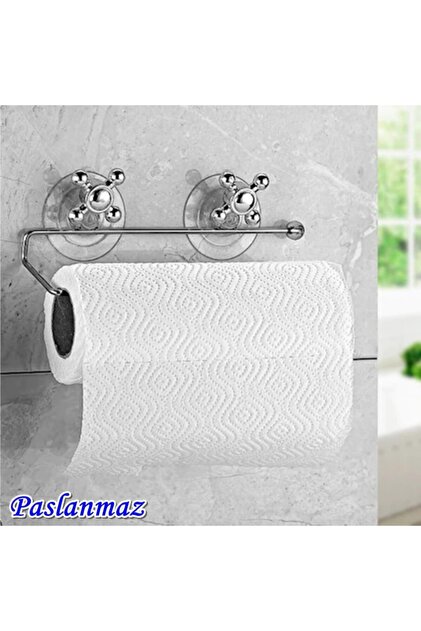 ORSA Vakumlu Kağıt Havlu Askısı Mutfak Banyo Tuvalet Krom Kaplama - 2