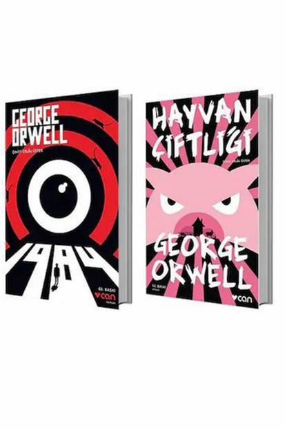 Can Yayınları Hayvan Çiftliği + 1984 - George Orwell 2 Kitap Set - 1