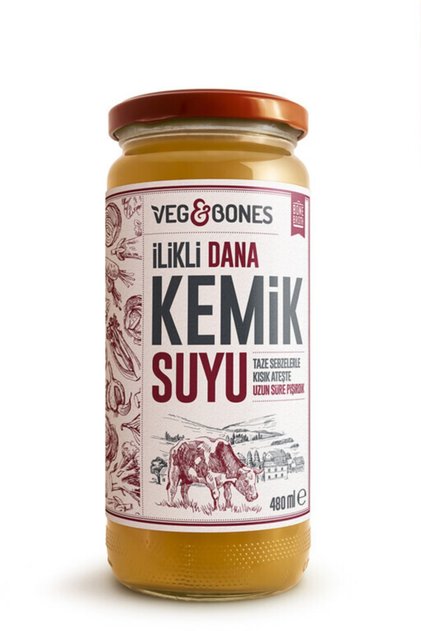 Doğal Ziyafet- Ilikli Dana Kemik Suyu 480 Gr