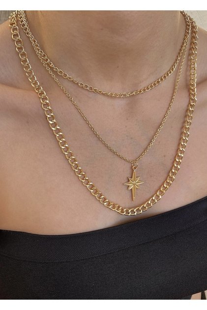 North Star 3-Piece Combination Women's Necklace