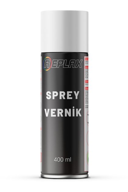 Sprey Şeffaf Parlak Akrilik Vernik 400ml.