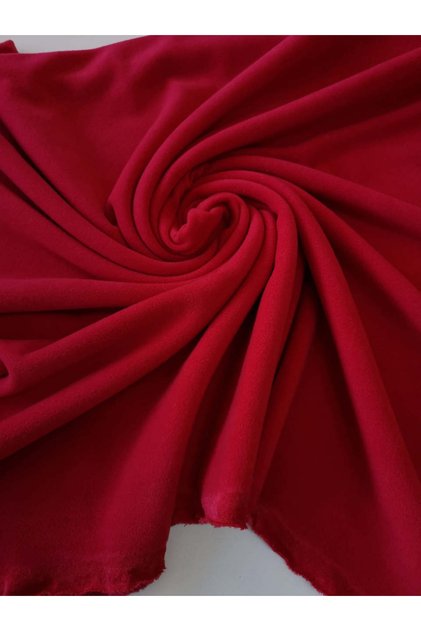 Metrelik Polar Fabric Thin Polar Red Polar Width 190 Cm