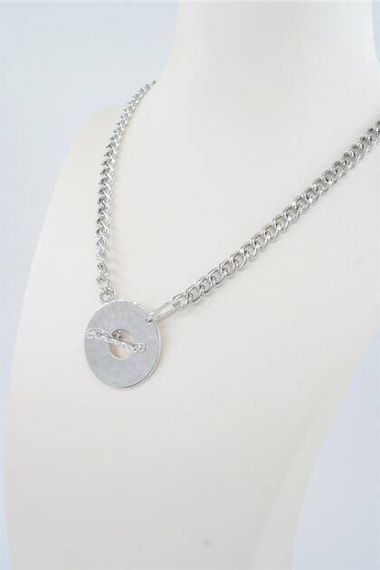 By Zeyna Aksesuar Women's Special Design Princess Chain Round