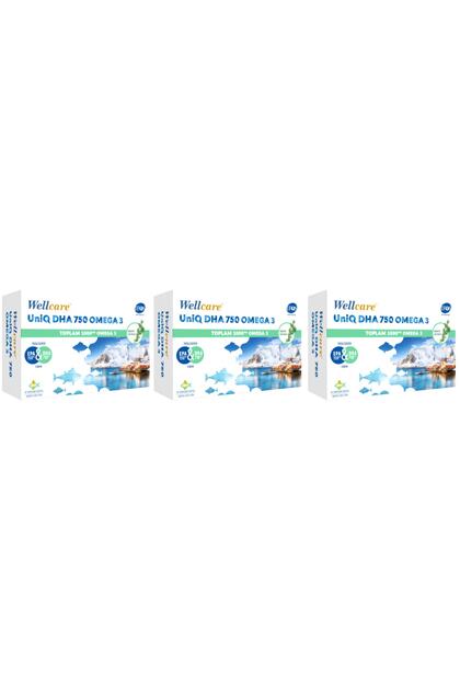 Uniq 750 Omega 3 30 Kapsül 3 Kutu
