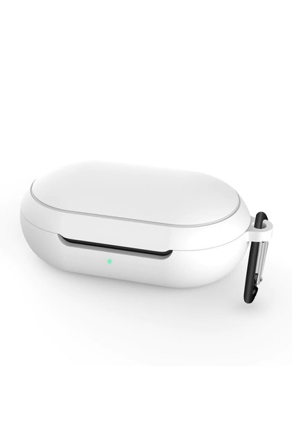 Beyaz Samsung Galaxy Buds Mat Silikon Kılıf
