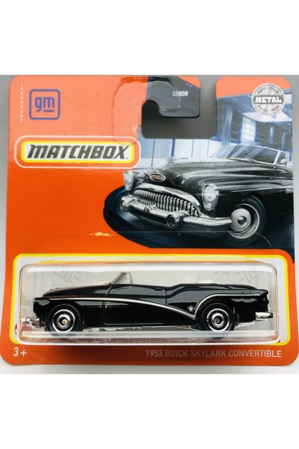 1953 Buick Skylark Convertible Siyah 1:64 Ölçek Marka 83/100
