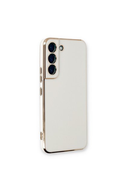 Samsung Galaxy S21 Kılıf Olive Plated Beyaz