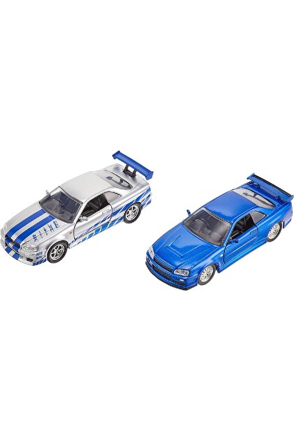 Jada Toys Fast & Furious Brian's Nissan Skyline Gt-r R34 Silver