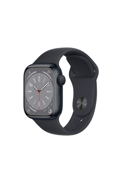 Apple Watch Series 8 41mm GPS Gece Yarısı Alüminyum Kasa ve Spor