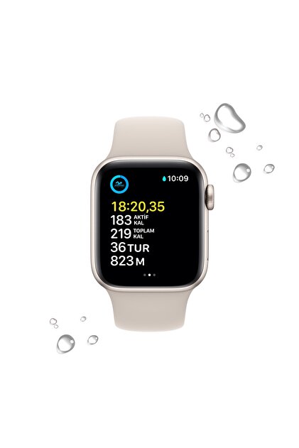 Apple Watch SE 2 GPS + Cellular 40mm Yıldız Işığı Alüminyum Kasa
