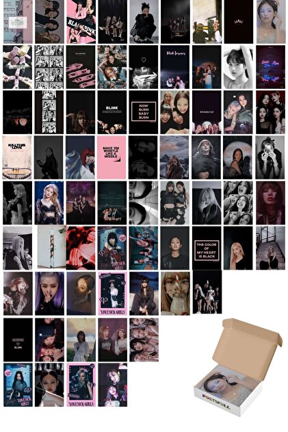 postifull Blackpink Poster Seti - Arkası Yapışkanlı - Kpop Kolaj