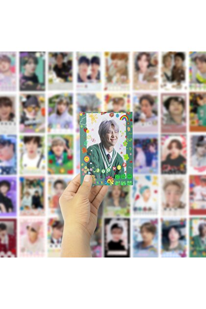 postifull Bts Poster Seti, Arkası Yapışkanlı K-pop Poster Kolaj