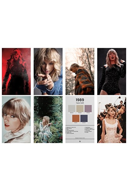 Taylor Swift 4枚セット postifull Taylor Swift Poster Seti, Taylor Swift Kolaj Seti