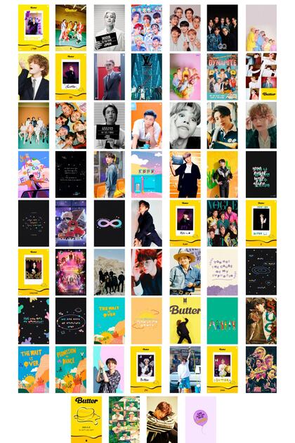 postifull Bts Butter Duvar Posteri Seti - Bts Poster, K-pop Arkası