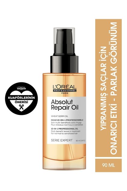 Expert Absolut Repair 10 In 1 - 90 Ml Miracle Hair Care Oil for Damaged Hair
