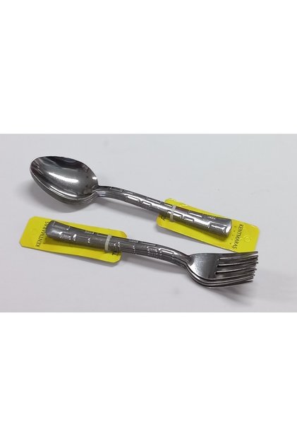 Kentmaraş Steel / 6+6 12 Pieces Dinner Fork Spoon 206.5 4.5 Cm 196 .3 cm