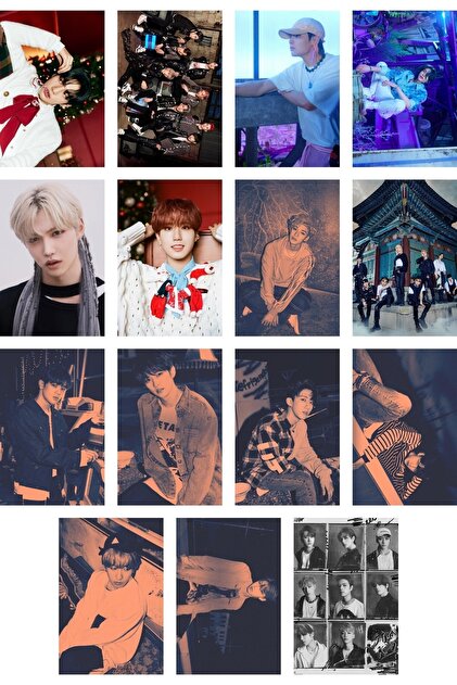 postifull Stray Kids Poster Seti, Arkası Yapışkanlı K-pop Poster