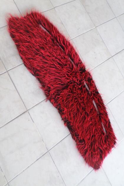 Fıat Doblo Torpdido Cover Plush Fabric Red Black 2000-2009