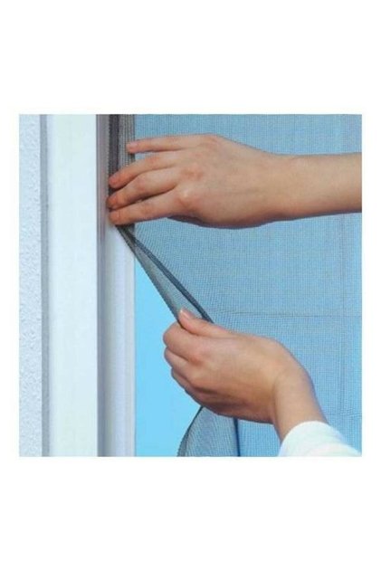 Sineklik Ayarlanabilir Yapışkanlı Pencere Cam Sineklik 70x125 Cm