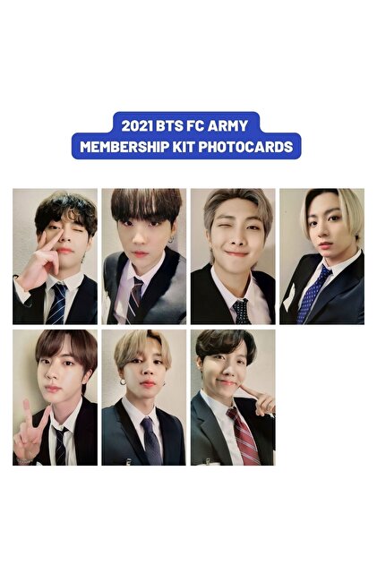 Kpop Dünyasi Bts '' 2021 Bts Fc Army Membership Kit '' Pc Set