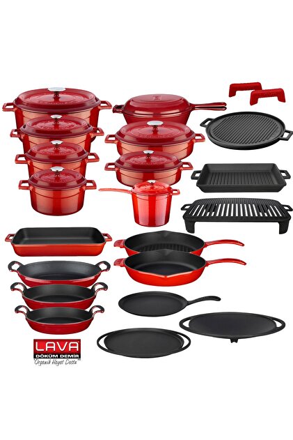 Lava Döküm 21 Parça Tencere Tava Seti Trendy-finalonline - Fiyatı