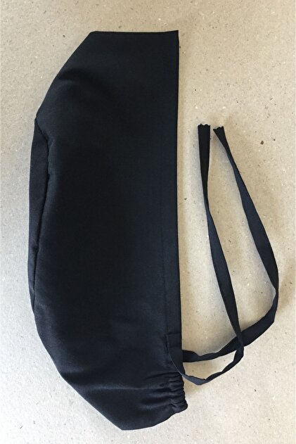Black Elastic Bonnet