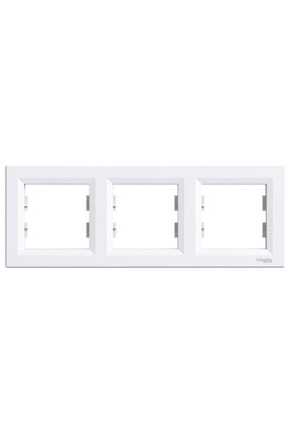 Schneider Eph5800321 Cadru orizontal triplu alb Asfora