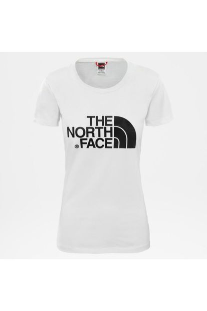 THE NORTH FACE Kadın Beyaz Easy Kısa Kollu Tişört - 3