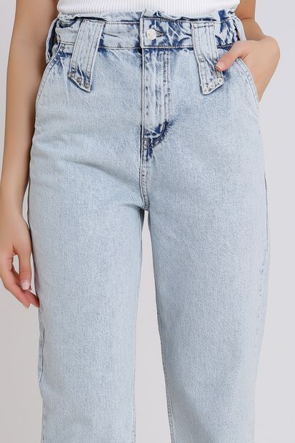 FAF Yüksek Bel Jeans - 4