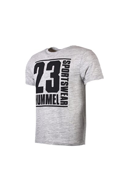 hummel HMLBLAR T-SHIRT S/S GRI MELANJ Erkek T-Shirt 100580920 - 4