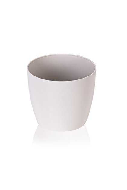 Yk04 Yakut Saksı No:4 Drenaj Aparatı Ile Birlikte, Kirli Beyaz, 21.8cm, 7.4 Litre