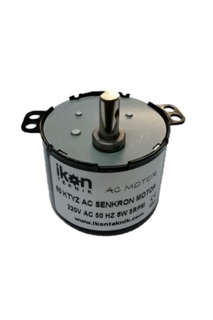 İKON TEKNİK Ac Senkron Motor 50 Ktyz 5 Rpm 6w Kuluçka Çevirme