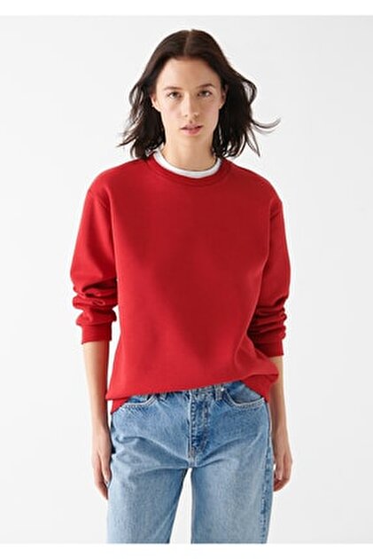 ritsuiPhone7 レッド Mavi Bisiklet Yaka Kırmızı Sweatshirt 1610779-661 - Fiyatı, Yorumları