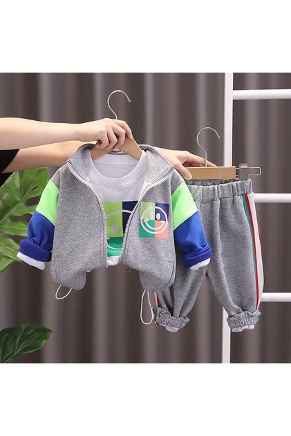 Boy's Triple Tracksuit Set