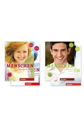 Menschen B1 Hueber Kursbuch 2冊セット Menschen B1.2 (Arbeitsbuch & Kursbuch) - Siahpoosh