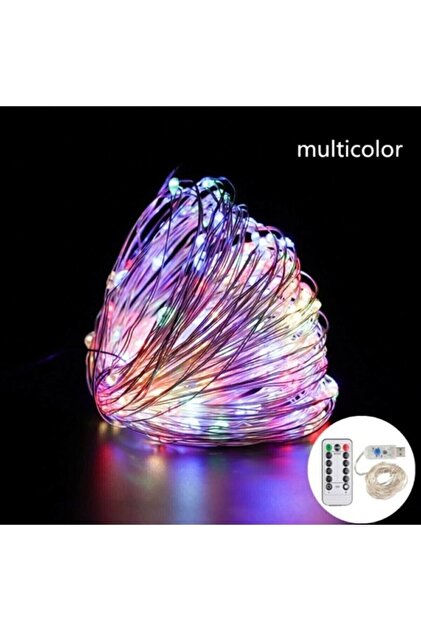 ALSHOP 8 Modlu Usb'li Kumandalı Peri Led 5 Metre Renkli - Fiyatı