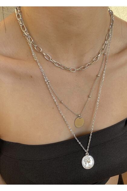 Medallion 3 Piece Combination Necklace