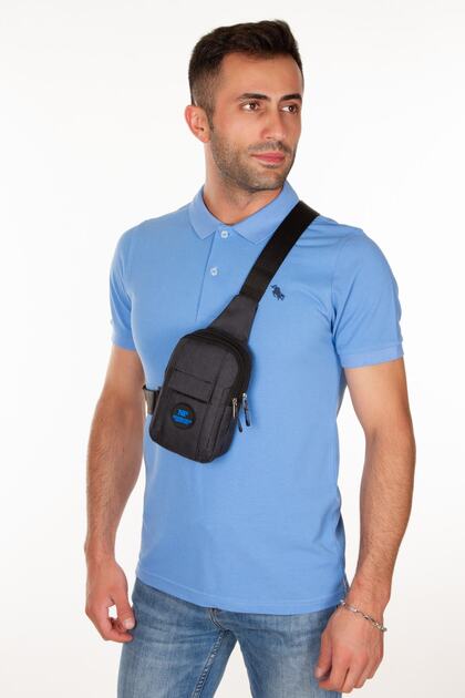 Linen Cross Strap Chest, Waist and Shoulder Bag with Phone Compartment