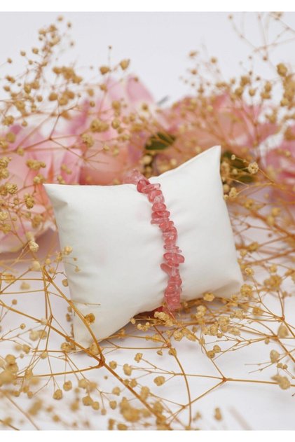 Rose Quartz Broken Stone Bracelet