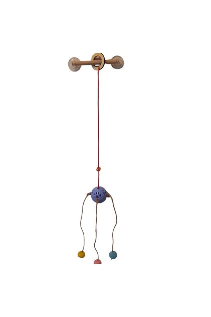 Cat Fishing Rod with Suction Cup Cat Toy with Bell Ball Model