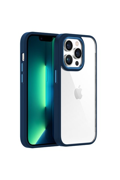 Iphone 13 Pro Max New Air Bumper Kılıf Blue