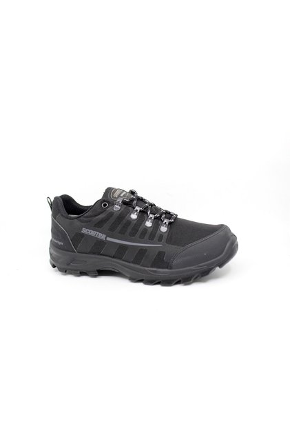 5550 Unisexs Black Lace-up Waterproof Watertight Shoes