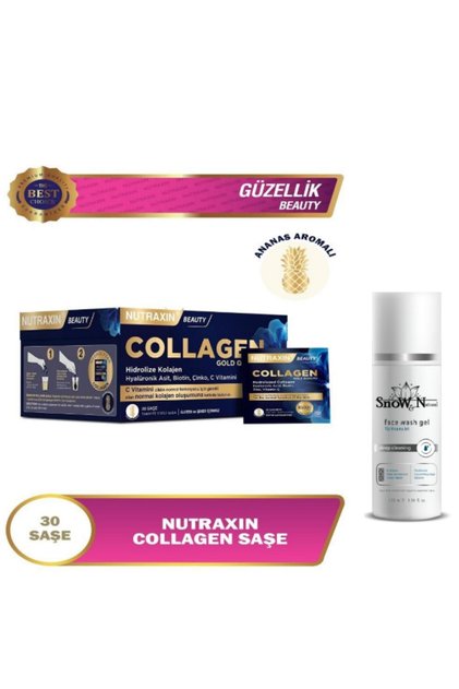 Beauty Gold Collagen 10000 Mg 30 Sachets + Facial Cleansing Gel 100ml Gift