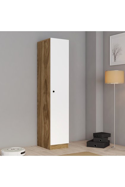 Zoe Tek Kapılı Elbise Dolabı Gardırop Çok Amaçlı Dolap