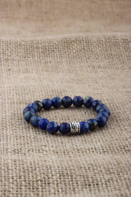 Certified Lapis Lazuli Original (Gemstones) Natural Stone Bracelet