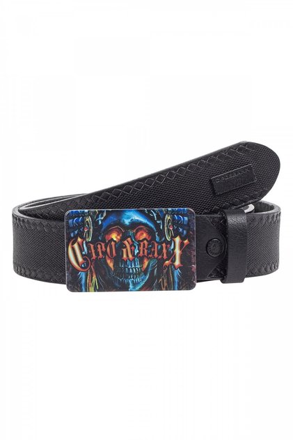Cg205 Black Leather Belt