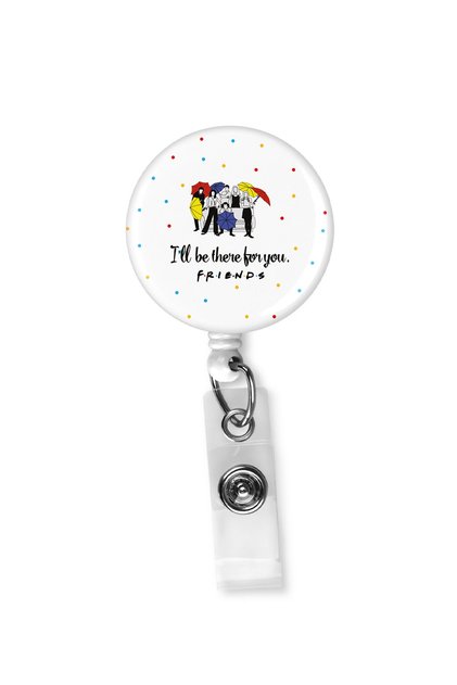 White I Will Be Damla Yoyo Name Badge