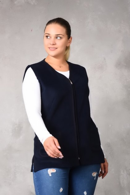 Zippered Fleece Vest